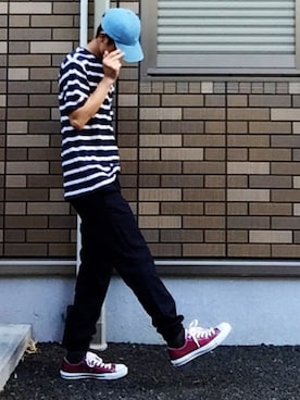 「ジョガーパンツ」｜Nakaharaさん（メンズ・175cm）の夏コーディネート