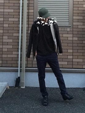 「CLANE（クラネ）のアイテム（キャップ）」を使った、Nakaharaさん（メンズ・175cm）の夏コーディネート
