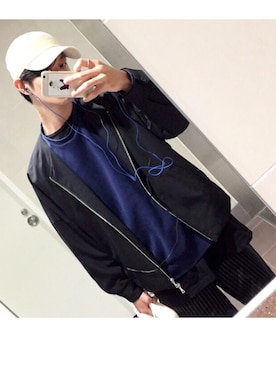 「DISCOVERED（ディスカバード）のアイテム（スウェット）」を使った、Nakaharaさん（メンズ・175cm）の秋コーディネート