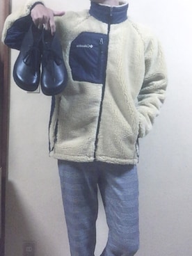 「コロンビア」｜「アイテム（その他）」を使った、Nakaharaさん（メンズ・175cm）の秋コーディネート