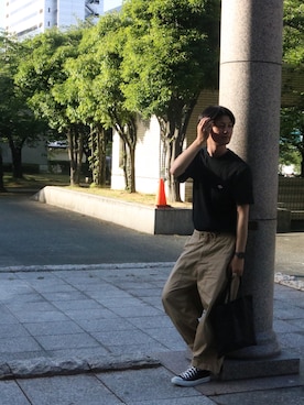 「Paul Smith（ポールスミス）のアイテム」を使った、Nakaharaさん（メンズ・175cm）の春コーディネート