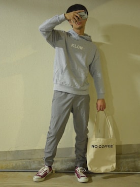 「CONVERSE（コンバース）のCONVERSE コンバース オール スター オックス / ALL STAR OX (MRN) 32163522（スニーカー）」を使った、Nakaharaさん（メンズ・175cm）の夏コーディネート