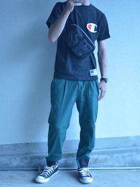 「アイテム（腕時計）」を使った、Nakaharaさん（メンズ・175cm・20代）の夏コーディネート