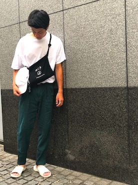 「bukht（ブフト）のアイテム」を使った、Nakaharaさん（メンズ・175cm）の秋コーディネート