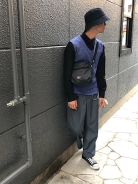 「COS（コス）のアイテム」を使った、Nakaharaさん（メンズ・175cm）の秋コーディネート