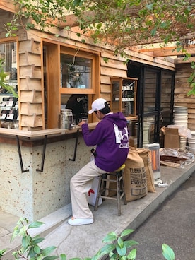 「アイテム（トートバッグ）」を使った、Nakaharaさん（メンズ・176cm）の春コーディネート