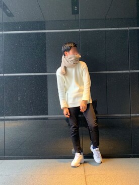 「FILA（フィラ）のアイテム（スニーカー）」を使った、Nakaharaさん（メンズ・176cm）の春コーディネート
