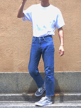 「アイテム（ソックス/靴下）」を使った、Nakaharaさん（メンズ・176cm）の春コーディネート