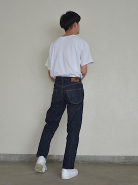 「adidas neo（アディダスネオ）のadidas neo VALCLEAN2 17FALL（スニーカー）」を使った、Nakaharaさん（メンズ・175cm）の夏コーディネート