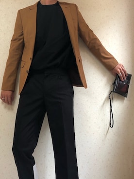 「アイテム（テーラードジャケット）」を使った、Nakaharaさん（メンズ・175cm）の夏コーディネート