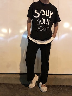 「アイテム（Tシャツ/カットソー）」を使った、Nakaharaさん（メンズ・175cm）の夏コーディネート