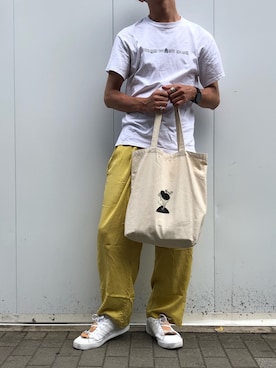 「アイテム（バッグ）」を使った、Nakaharaさん（メンズ・175cm）の夏コーディネート