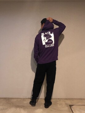 「アイテム（ニットキャップ/ビーニー）」を使った、Nakaharaさん（メンズ・175cm）の秋コーディネート