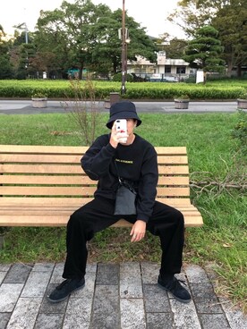 「LEANN（リーン）のアイテム」を使った、Nakaharaさん（メンズ・175cm）の秋コーディネート