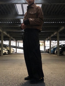 「アイテム（ソックス/靴下）」を使った、Nakaharaさん（メンズ・175cm）の秋コーディネート