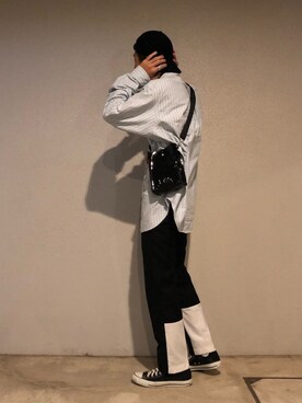 「アイテム（バッグ）」を使った、Nakaharaさん（メンズ・175cm）の秋コーディネート