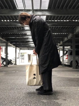 「アイテム（バッグ）」を使った、Nakaharaさん（メンズ・175cm）の冬コーディネート
