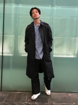 「marka（マーカ）のアイテム（パンツ）」を使った、Nakaharaさん（メンズ・175cm）の冬コーディネート