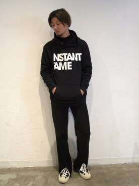 「Acne Studios（アクネストゥディオズ）のアイテム」を使った、Nakaharaさん（メンズ・175cm）の冬コーディネート