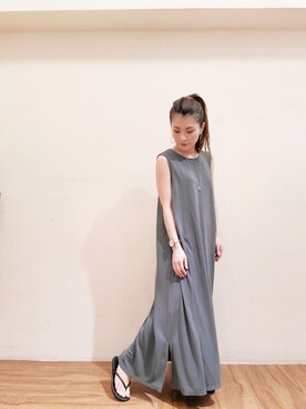 「RIVE DROITE（リヴドロワ）のアイテム（ワンピース/ドレス）」を使った、tttttsssssuuuuuさん（レディース・158cm）の春コーディネート