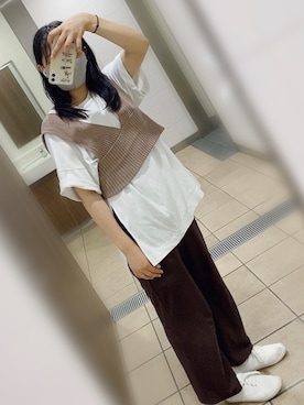 「トイレから失礼しやす」｜「アイテム（スニーカー）」を使った、とぅんさん（レディース・156cm）の秋コーディネート