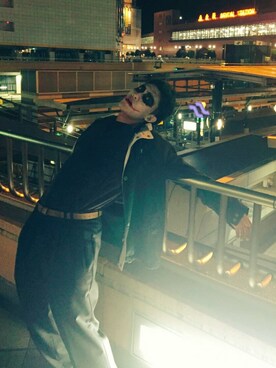 「YSL（ワイエスエル）のアイテム（ジャケット/アウター）」を使った、おっぱっぴーさん（メンズ・169cm）の秋コーディネート