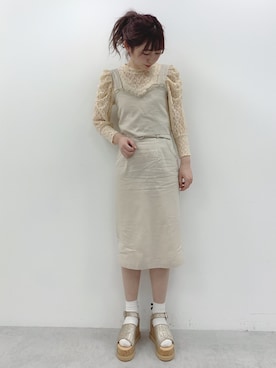 nao❤︎さん(レディース・157cm)の春コーディネート