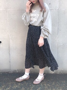 nao❤︎さん（レディース・157cm）の春コーディネート