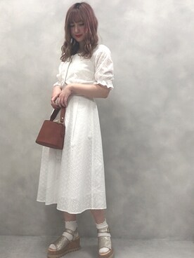 nao❤︎さん（レディース・157cm）の春コーディネート