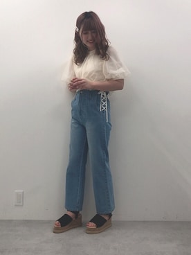 nao❤︎さん（レディース・157cm）の春コーディネート