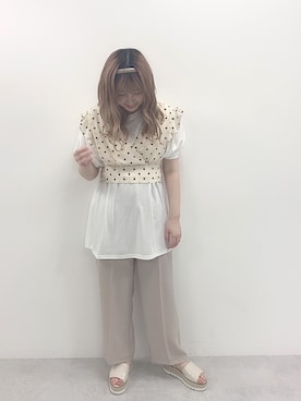 nao❤︎さん（レディース・157cm）の春コーディネート