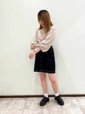 「袖ボリューム」｜「アイテム（その他シューズ）」を使った、nao❤︎さん（レディース・157cm）の秋コーディネート