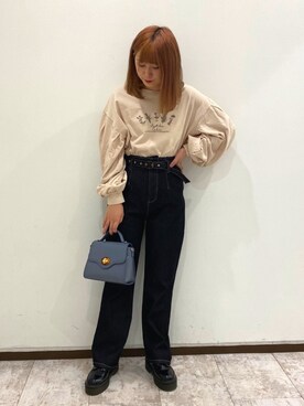 「ラブアンドピース2020」｜「アイテム（その他シューズ）」を使った、nao❤︎さん（レディース・157cm）の秋コーディネート