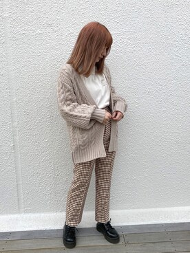 nao❤︎さん（レディース・157cm）の秋コーディネート