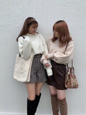 nao❤︎さん（レディース・157cm）の秋コーディネート