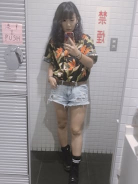 「alohashirt」｜SAZKIさん（レディース・153cm）の秋コーディネート
