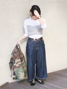 まりんさん（レディース・155cm）の春コーディネート