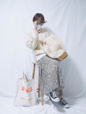 「ROOPTOKYO（ループトウキョウ）のアイテム（ジャケット/アウター）」を使った、まりんさん（レディース・155cm）の冬コーディネート