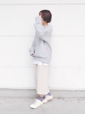 「レイヤードstyle」｜「アイテム（その他）」を使った、まりんさん（レディース・155cm）の冬コーディネート