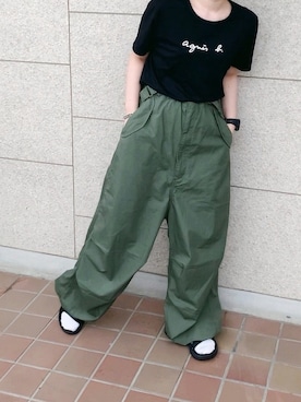 「Another Edition（アナザーエディション）のアイテム」を使った、まりんさん（レディース・155cm）の夏コーディネート