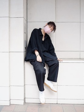「GERMAN TRAINER（ジャーマントレーナー）のアイテム」を使った、まりんさん（レディース・155cm）の秋コーディネート