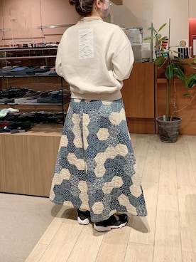 「パッチワーク」｜まりんさん（レディース・155cm）の冬コーディネート
