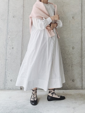 「BEAMS BOY（ビームスボーイ）のアイテム（ワンピース/ドレス）」を使った、まりんさん（レディース・155cm）の春コーディネート
