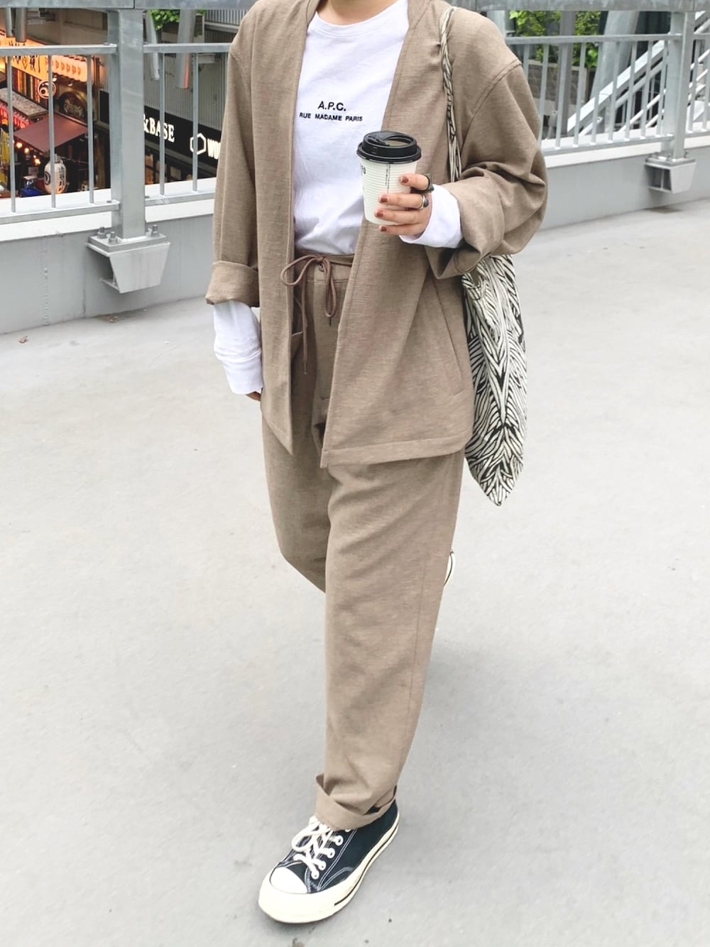 LONG SLEEVE PETITE RUE MADAME H JPS A.P.C. 長袖T-SHIRT PETITE RUE