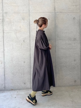 「BEAMS BOY（ビームスボーイ）のアイテム（ワンピース/ドレス）」を使った、まりんさん（レディース・155cm）の春コーディネート