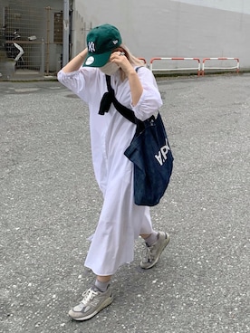 「みどり」｜「アイテム（その他）」を使った、まりんさん（レディース・155cm）の夏コーディネート