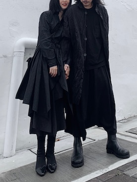 「darkwear」｜QiQi Tanさん（レディース・167cm）の春コーディネート