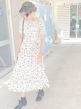 「沖縄」｜「アイテム（ローファー）」を使った、yukiさん（レディース・162cm）の夏コーディネート