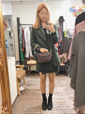 「HAZZYS（ ヘジス）のアイテム」を使った、yumiさん（レディース・162cm）の秋コーディネート