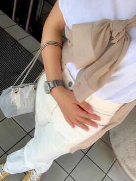 「Alia（アリア）のアイテム」を使った、snoopy31さん（レディース・157cm）の夏コーディネート